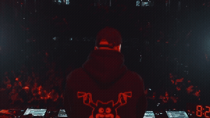 Nightlife and DJ performance background